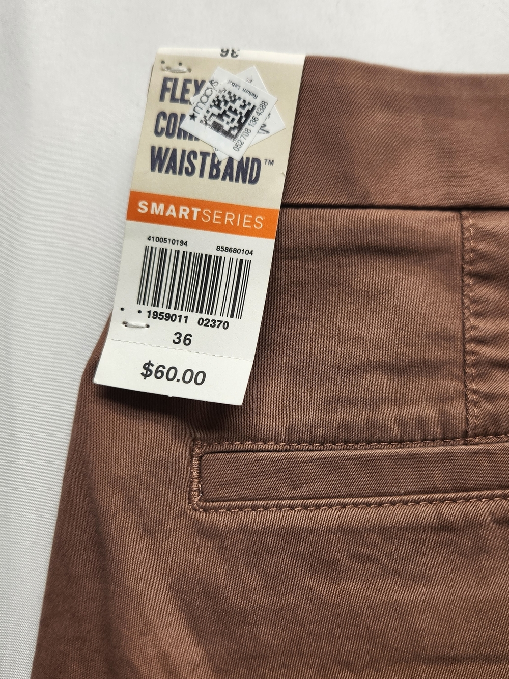 ⭐️NWT Dockers Mens Ultimate Short Supreme Flex Khaki Brown Stretch Casual 36 - Picture 7 of 15